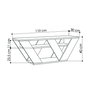 Hanah Home Pipralla - Oak Soporte de TV